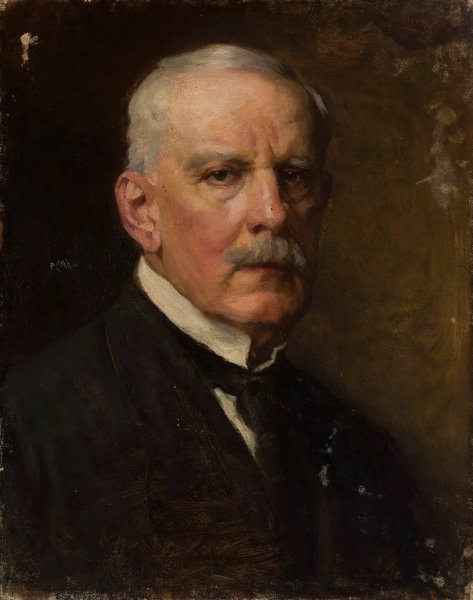 Portrait of an old man  by Leopold Horowitz - Hand-Painted Oil Painting Reproduction