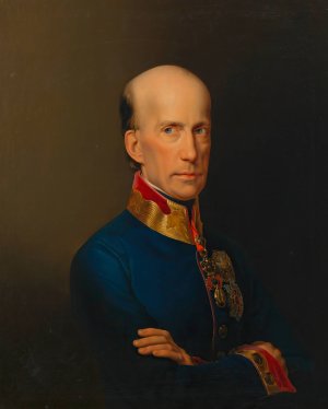 Johann, Erzherzog von Osterreich by Leopold Kupelwieser Oil Painting
