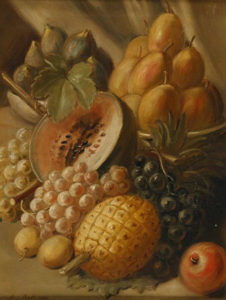 Main Product Photo of Fruchtestillleben  Painting by Leopold Von Stoll
