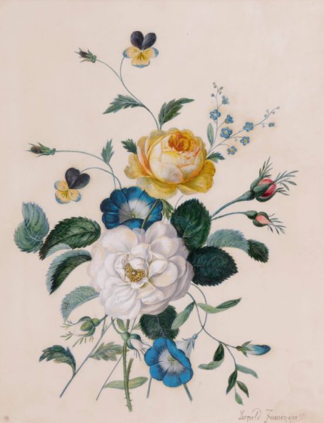 Main Product Photo of Blumenensemble Painting by Leopold Zinnogger