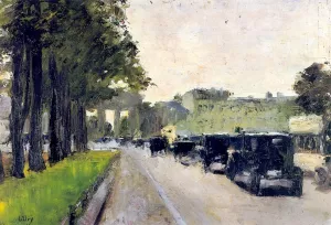 Brandenburg Gate II painting by Lesser Ury