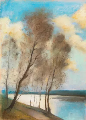 Fruhling Oil painting by Lesser Ury