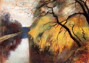 Landscape painting by Lesser Ury