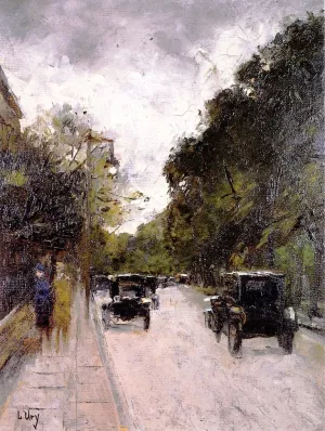 Lennestrasse painting by Lesser Ury