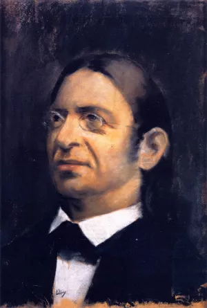 Ludwig Geiger by Lesser Ury Oil Painting