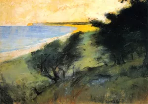 The Coast of Rugen by Lesser Ury Oil Painting