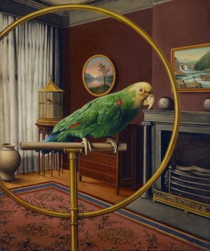 A Portrait by Levi Wells Prentice Oil Painting