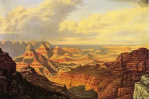 Grand View, Grand Canyon National Park, Arizona by Levi Wells Prentice - Oil Painting Reproduction