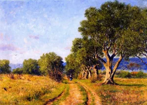 Olive Trees, Mediterranean Coast also known as Road and Orchard near Moret-Sur-Loing