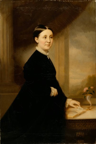 Mrs. John J. Bagley  by Lewis Thomas Ives - Hand-Painted Oil Painting Reproduction