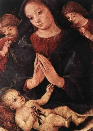Madonna del Cardellino painting by Liberale Da Verona