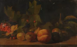 Etude de fruits by Lie Louis Perin-Salbreux Oil Painting