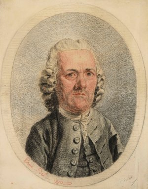 Jacques-Louis Perin, pere de l'artiste by Lie Louis Perin-Salbreux Oil Painting