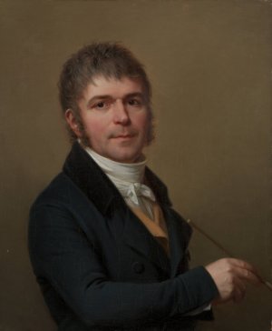 Self-Portrait by Lie Louis Perin-Salbreux Oil Painting