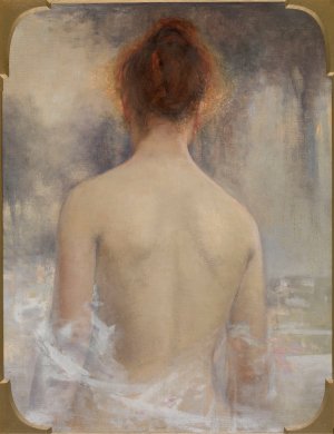Nude by Lieven Herremans Oil Painting