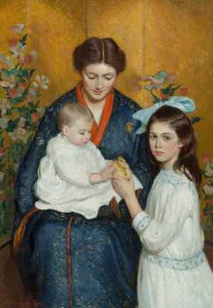 An Easter Morning by Lilla Cabot Perry Oil Painting