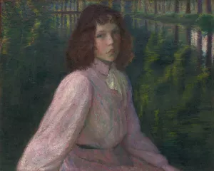At the River's Bend by Lilla Cabot Perry Oil Painting