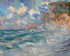 Cliffs at Etretat by Lilla Cabot Perry Oil Painting