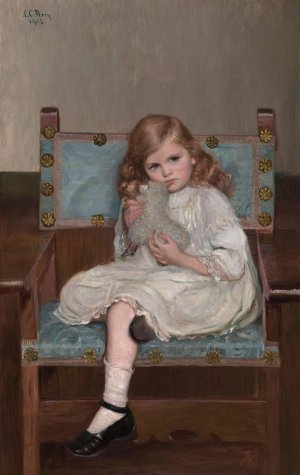 My Lamb by Lilla Cabot Perry Oil Painting
