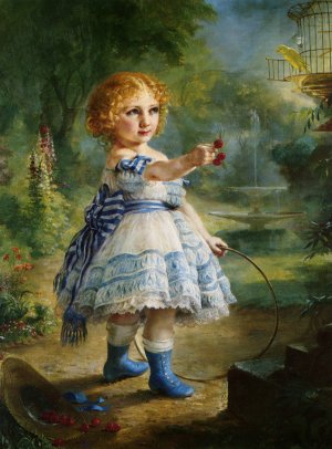 Will You Have Some Fruit by Lilly Martin Spencer Oil Painting