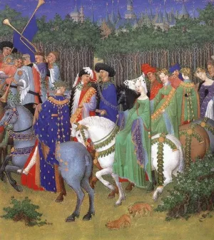 Les Tres Riches Heures du Duc de Berry: Avril April