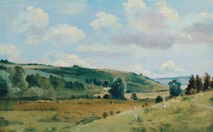 Summer Landscape near Dedham Oil painting by Lionel Constable