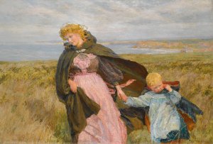 The Breeze's Kiss by Lionel Percy Smythe Oil Painting
