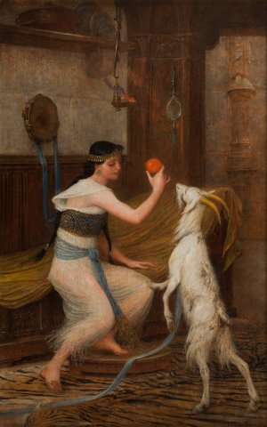 Esmeralda  by Lionel Royer Oil Painting