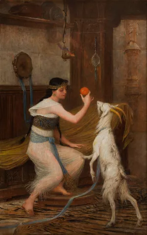 Esmeralda  by Lionel Royer Oil Painting