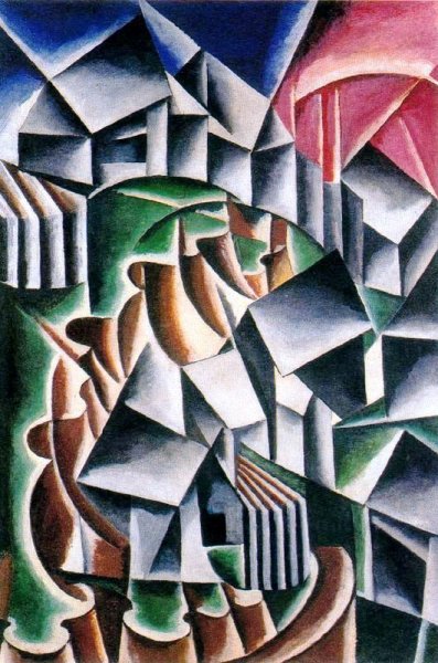 Birsk by Liubov Popova - Hand-Painted Oil Painting Reproduction