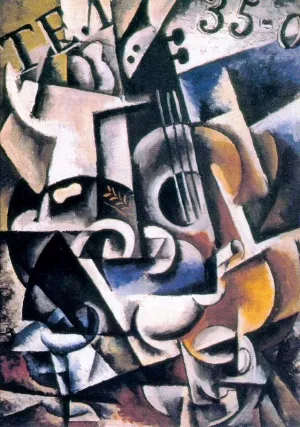 Gegenstande painting by Liubov Popova