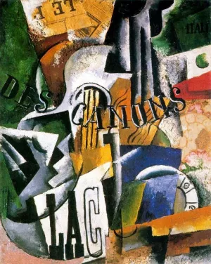 Italienisches Stilleben by Liubov Popova - Oil Painting Reproduction