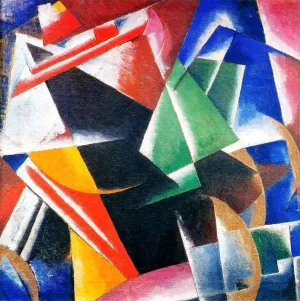 Komposition by Liubov Popova Oil Painting