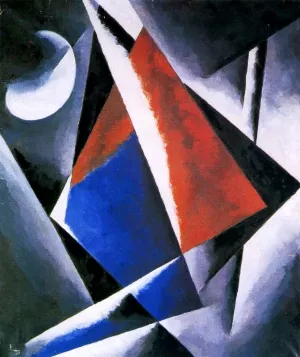 Konstruktion painting by Liubov Popova