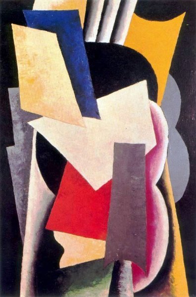 Malerische Architektonik Stilleben: Instrumente by Liubov Popova - Hand-Painted Oil Painting Reproduction