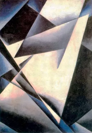 Malerische Architektonik by Liubov Popova - Oil Painting Reproduction