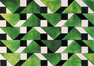 Textilentwurt Oil painting by Liubov Popova