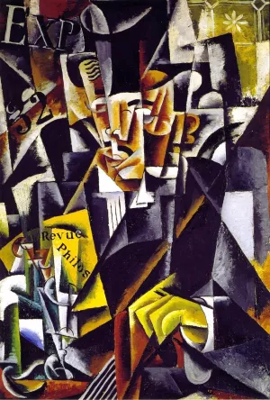 The Philosopher by Liubov Popova - Oil Painting Reproduction