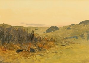 Landscape by Lockwood De Forest Oil Painting