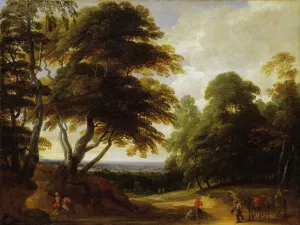 At the Edge of the Forest by Lodewijk De Vadder Oil Painting