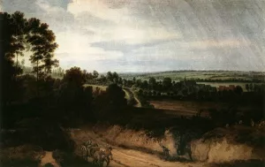 Landscape Before the Rain by Lodewijk De Vadder - Oil Painting Reproduction