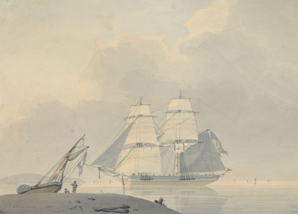 Main Product Photo of Zeilschip in stil water  Painting by Lodewijk Gilles Haccou