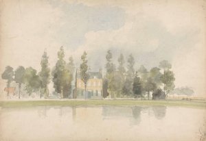 Huis aan de Vliet te Voorburg by Lodewijk Johannes Kleijn Oil Painting