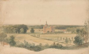 Kasteel Moyland bij Kleef by Lodewijk Johannes Kleijn Oil Painting