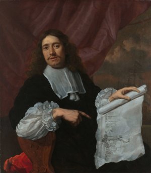 Willem van de Velde II by Lodewijk Van Der Helst Oil Painting