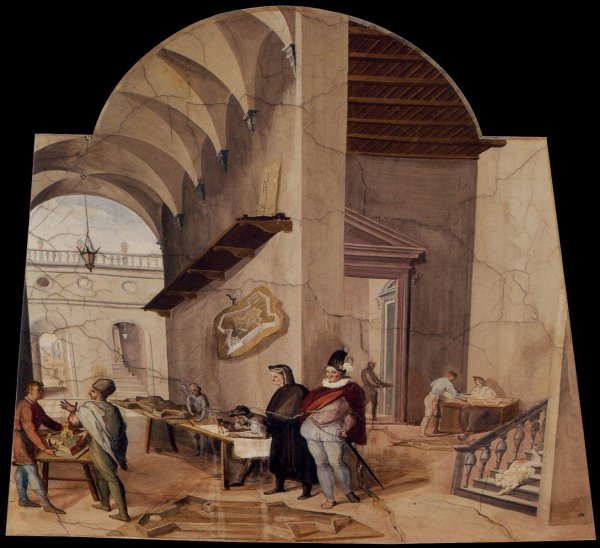Main Product Photo of The Architect Painting by Lodovico Buti