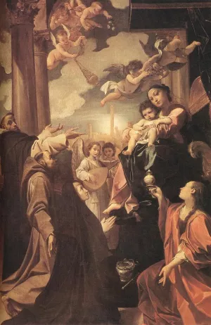Bargellini Madonna painting by Lodovico Carracci
