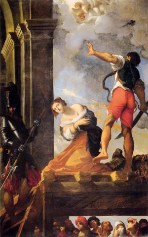 The Martyrdom of St Margaret painting by Lodovico Carracci