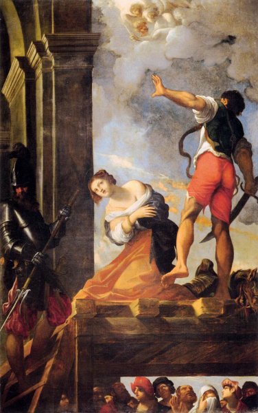 Main Product Photo of The Martyrdom of St Margaret Painting by Lodovico Carracci