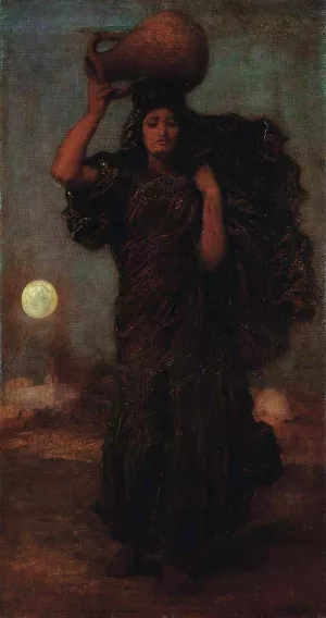 A Nile Woman by Lord Frederick Leighton Oil Painting